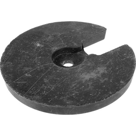 Socle de Lampe Table Rond en Plastique Noir Poids Lesté, Surface (1/5)