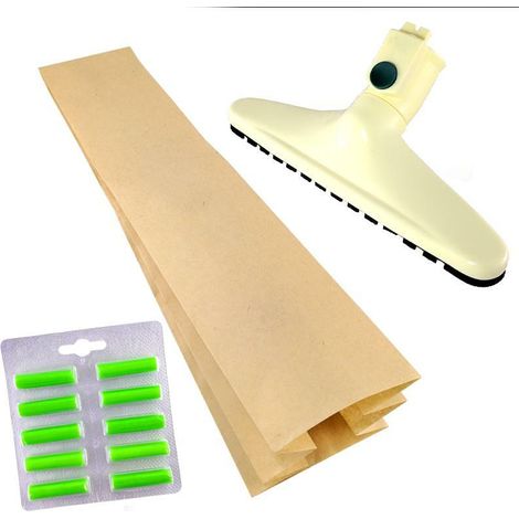 Sacchetti folletto vk 117 vk 116 in carta 20pz + 20 profumi + spazzola compatibili
