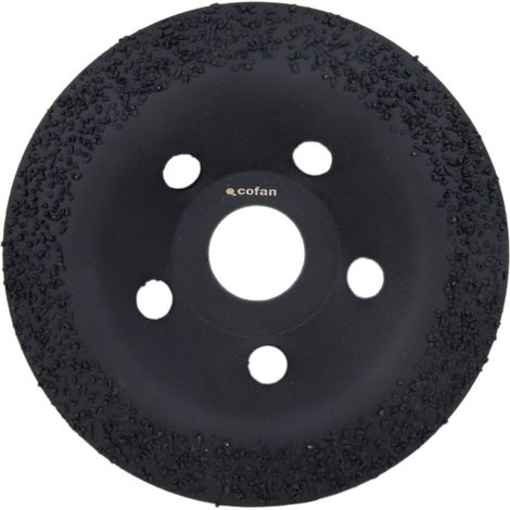 Plateau de rectification pour meuleuse Plaques en carbure de tungstène Grain Moyen Dimensions : Ø 115 x 22,23 mm (1/5)