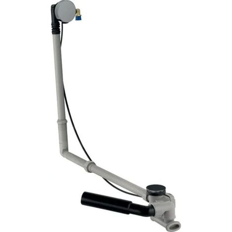 Geberit Accessoires - Garniture de vidage et de trop-plein pour baignoire avec remplissage, longueur 730 mm, kit pour (1/2)