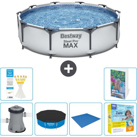 Bestway Steel Pro MAX Rund - 305x76 cm - 7-teilig S198