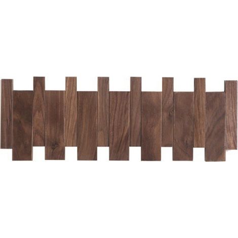 Klaviergarderobe en Naturholz, Wandmontage, Klapphaken, Wandhaken, Maison, Jardin - Modèle 5 (1/5)