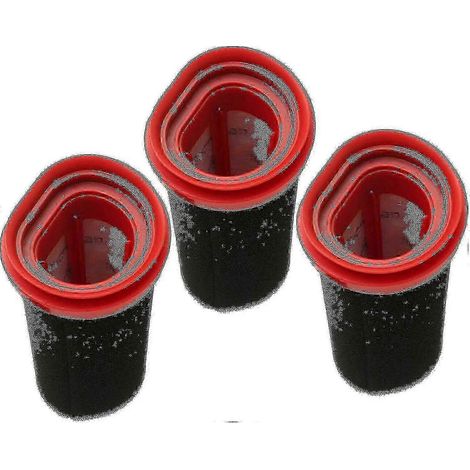 Lot de filtres de rechange pour aspirateur sans fil Bosch Flexxo Série 4, modèle BBH32101 - Etcreplace, lot de 3. (1/4)