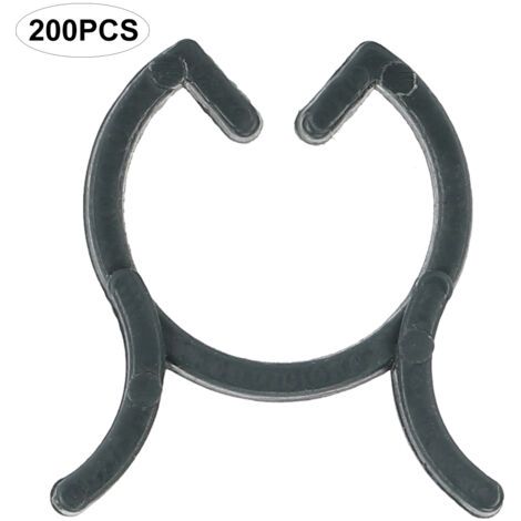 Ciel-200 pièces Clip de plante Durable tiges de fleurs Clips de Support de vigne outil de fixation accessoires de jardin 20mm (1/5)