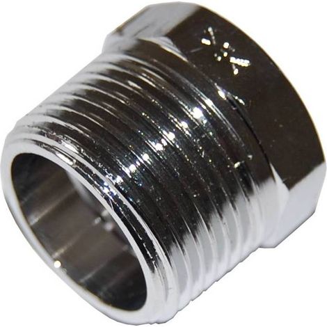 10 x IDRAULICA-RIDUZIONE 241 OTTONE CROM D 3/4X1/2