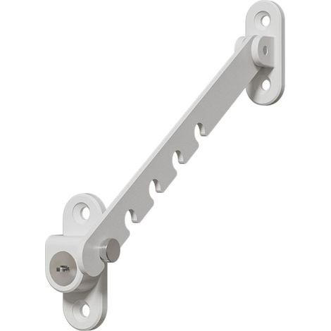 Fenêtre tendeur-verrouillage de sécurité-porte-limiteur de - verrouillage - Windhook - expander - pour l'extérieur et l'Intérieur de la Cabine Crochet émerillon-Blanc - (1/5)