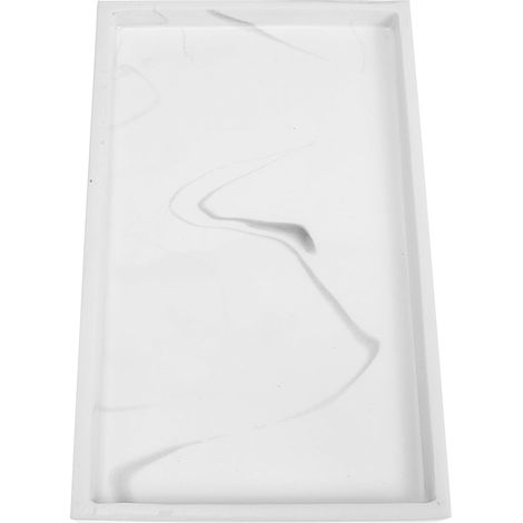 Plateau de Salle de Bain pour Rangement D'accessoires de Salle de Bain Multifonction Blanc en Résine Placement Stable et Organisateur Maquillage Maison'-'-