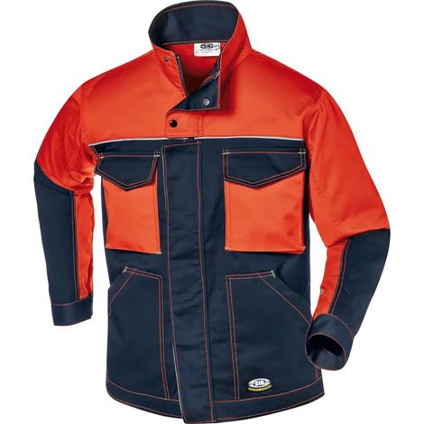 SIR SAFETY SYSTEM FUSION FUTAINE Veste de travail bleu et orange haute visibilité Taille 60
