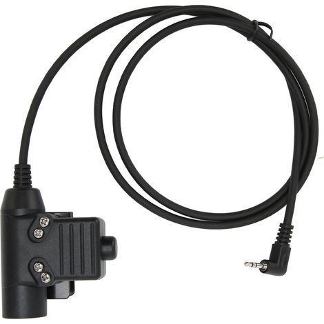 Connecteur de casque pour talkie-walkie, 1 broche, 2.5mm, adaptateur d'écouteur U94 PTT pour Motorola T5620 T6200 6200C TKLR (1/5)