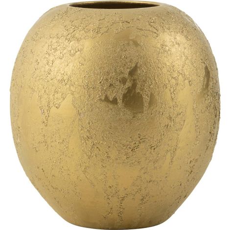 Vase Boule Goutte en Céramique "Plum" 40cm Or