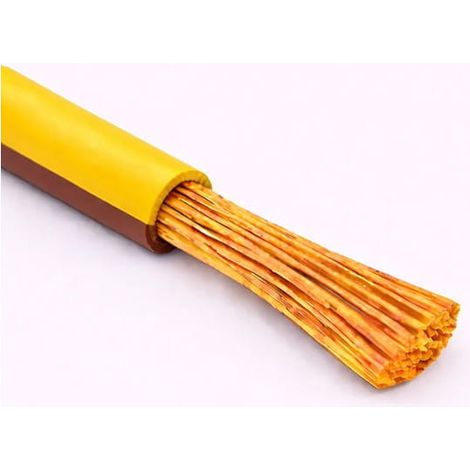Cavo Filo Unipolare H05V-K sez. 0,35 mmq Giallo/Marrone