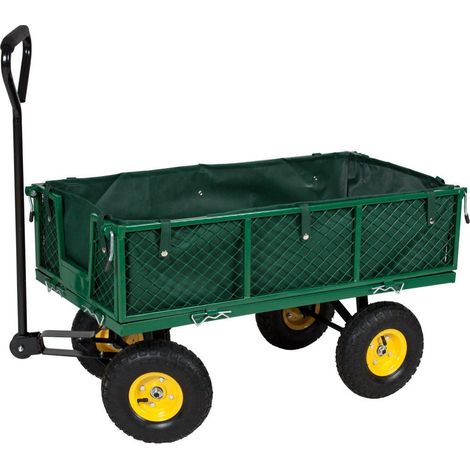 Carro de mano para jardín carro 350 kg herramientas de jardinería (1/5)