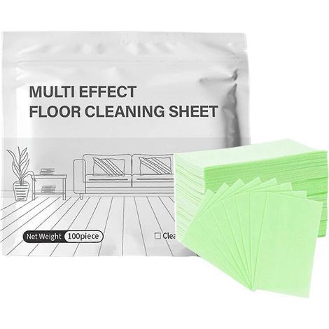 Feuilles concentrées nettoyantes pour sols, nettoyage multi-effets, papier soluble parfumé pour le lavage, nettoyant multi-usages pour parquet et carrelage. (1/5)