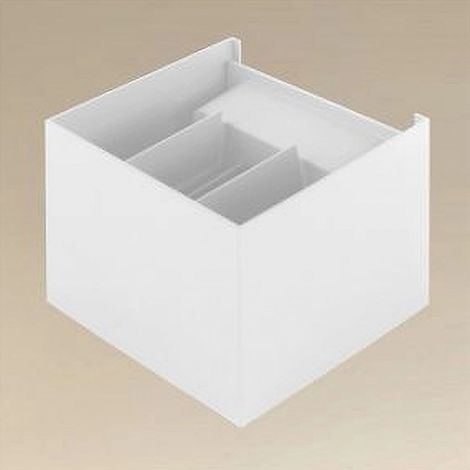 TrAdE Shop Traesio - Applique Led A Cubo 12 Watt Lampada Quadrata Bianco Da Parete Interno Ip20 00748 - (1/5)