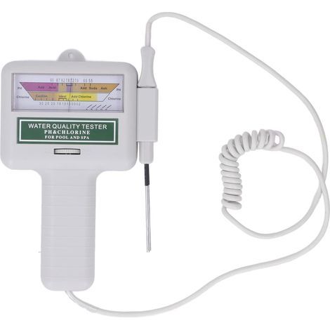 AIDUCHO PC-101 Medidor de calidad del agua para piscinas, lápiz medidor de pH, medidor de calidad del agua de cloro (1/5)