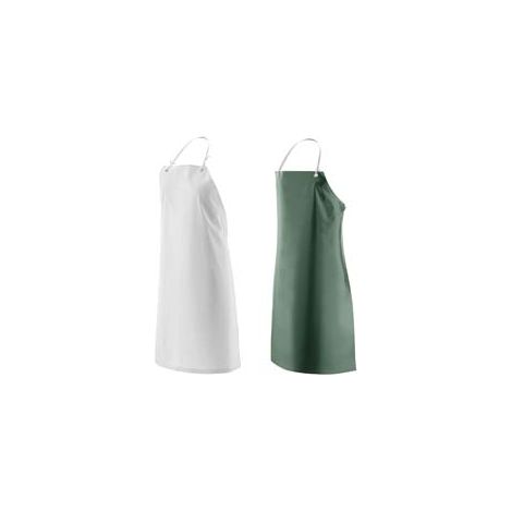 GREMBIULE DA LAVORO PVC- - cm.75x110 - bianco - 5 pezzi