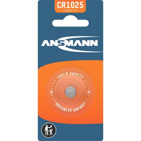 ANSMANN Lithium Knopfzelle CR1025 (1/5)