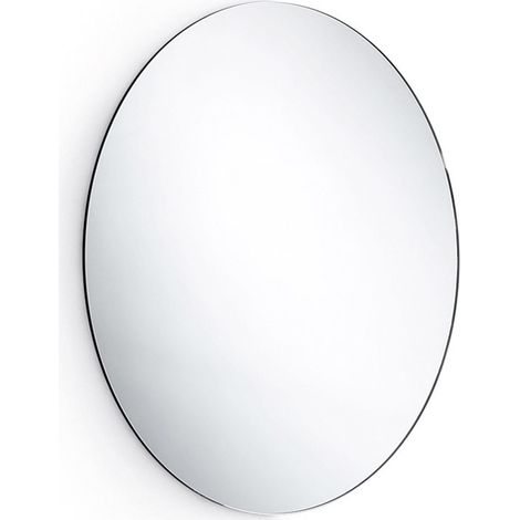 Cristina Ondyna – Miroir rond 59 cm – Épaisseur 4 mm – Miroir suspendu pour salle de bain – Design élégant et moderne (1/2)