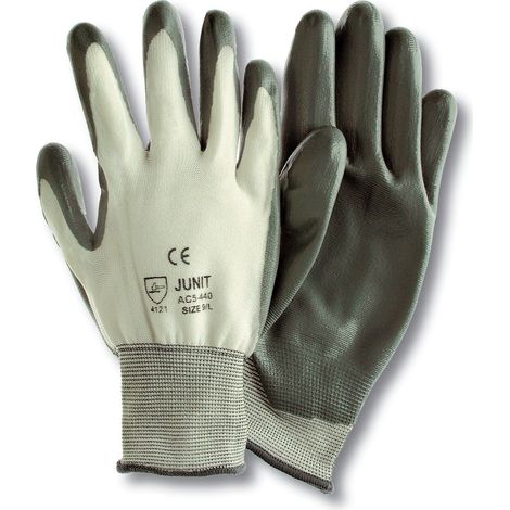 AC5440/10 GUANTE NYLON PALMA RECUBIERTA DE NITRILO ESTANCO SIN COSTURAS CON PUÃ‘O - JUBA (1/3)