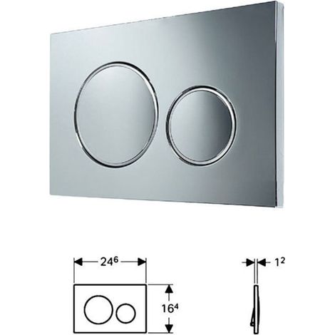 Panneau Caché Jblsigma20 Argent Anneau Électroplastifié Bouton De Remplissage De Toilette - KZQ