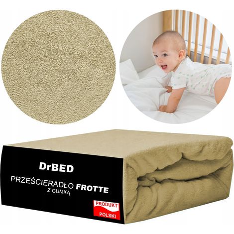 Lenzuolo in spugna per culla 60x120 con elastico PERFECT FIT Polish (1/2)