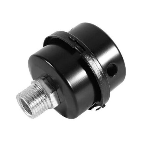 Filtre silencieux à air comprimé, filtre à air en métal Filtre d\'aspiration silencieux silencieux 20 mm (1/2 PT 20 mm),Filtre Silencieux pour Compresseur d\'Air (1/2" Filetage 20mm) (1/5)