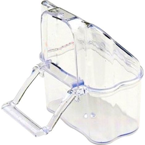 royaluxe - 2pcs mangeoire à oiseaux perche perruche canari pinson plat cage amovible de haute qualité. (1 PCS) (1/2)