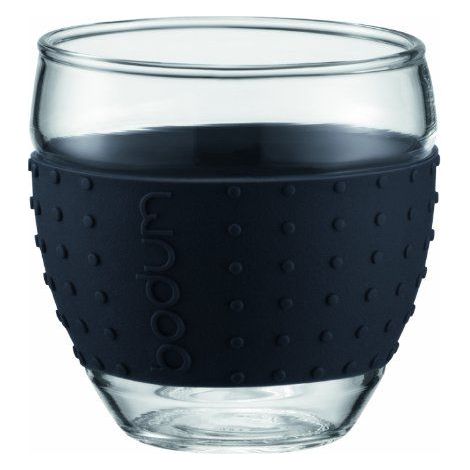 Bodum - 11165-01 - Pavina - Set 2 Verres - 0,1 L - Noir (1/2)