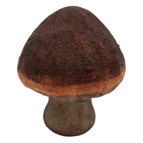 Figurendiscounter Steinpilz Dekofigur 17x14x14cm Figur Polyresin Wetterfest