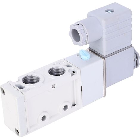 Électrovanne 5 voies, corps en alliage d'aluminium MVSC220-4E1 G1/4 po pour divers systèmes pneumatiques