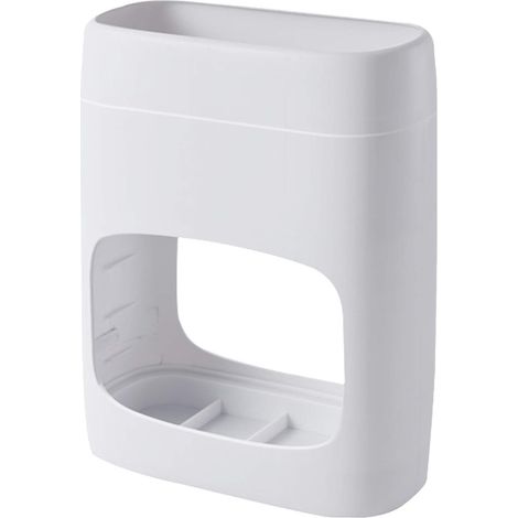 Porte-parapluie blanc, porte-parapluie autoportant carré, porte-parapluie pour la maison, porte-parapluie de stockage pour bureau à domicile, taille du produit: 22 9 28-1pcs (1/3)