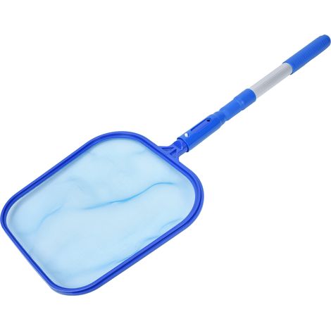 Flaches Poolreinigungsnetz mit dreiteiligem Teleskopstiel (Verpackung in Luftpolsterfolie, Bestätigung beim Lieferanten erforderlich)