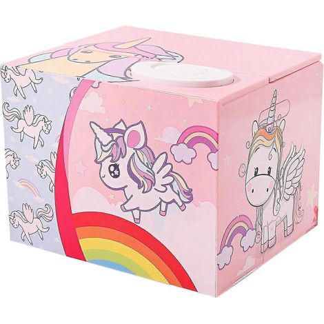 Tirelire cochon dessin animé pour enfants, tirelire électronique mignonne avec message vocal intelligent, idéale pour les filles et les garçons, pour un anniversaire ou Noël. (1/5)