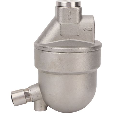 Purgeur automatique d'air compresseur sans perte, vanne de drainage pneumatique en acier inoxydable pour réservoir à gaz YA S6 (1/5)
