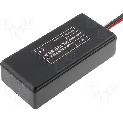 Adnauto – Filtre radio anti parasite 30A – Récepteur radio pour motorisation – Protection contre interférences – Installation facile