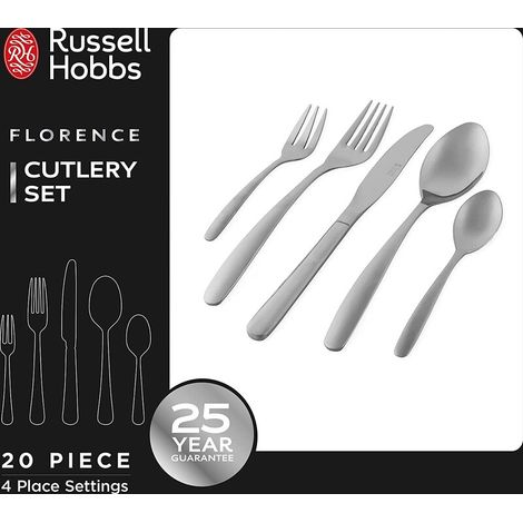 Juego de cubiertos Russell Hobbs RH022641EU7 Florence de 20 piezas. (1/3)
