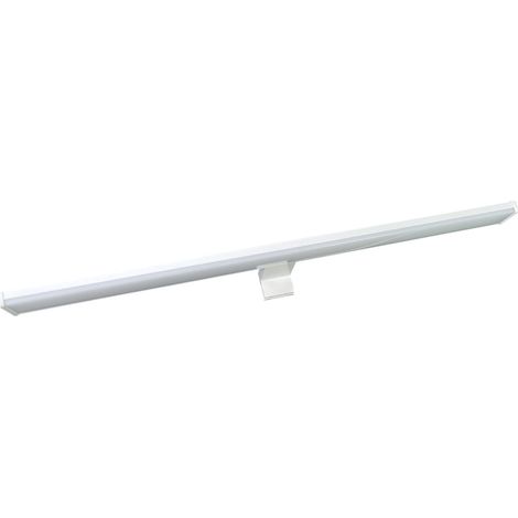Applique miroir LED Blanc 60cm, 12W, 4000 lm, IP44, 4000K, 3 types de fixation, bornier intégré garantie 5 ans - Tibelec (1/3)