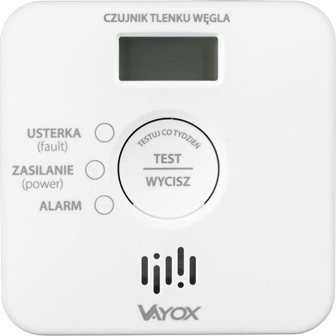 Drahtloser Kohlenmonoxidmelder mit LCD-Anzeige Vayox VA0414 (1/5)