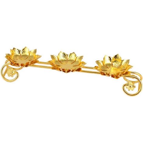 Voici une proposition de titre en français (caractères : 189) :
Support de lampe à beurre en cuivre, 3 supports de bougeoirs, porte-lampe bouddhiste pour autel, décoration spirituelle (1/4)