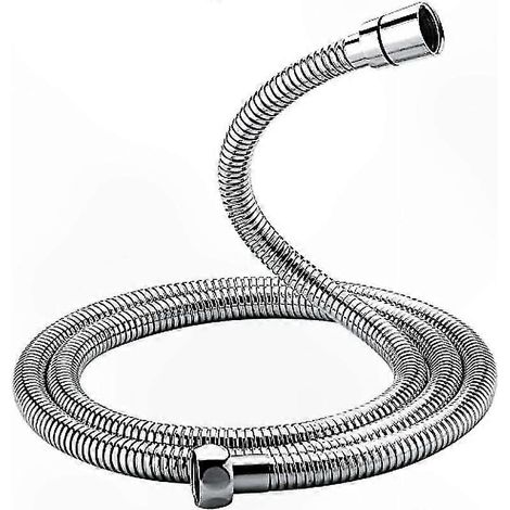 Flexibler Duschschlauch aus verchromtem Edelstahl, 1,5 Meter, knick- und verdrehfest, universeller G1/2-Anschluss, robust und langlebig (1/5)