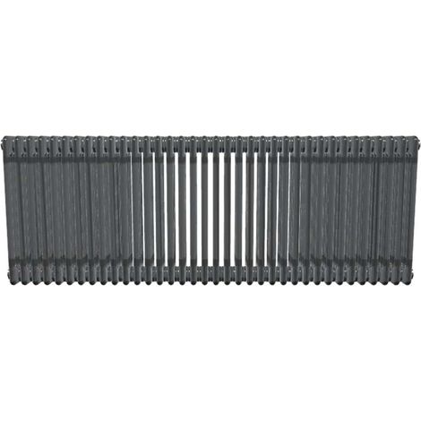 Bircham - Raw Metal Column Radiator H600mm x W1646mm 4 Column (1/2)