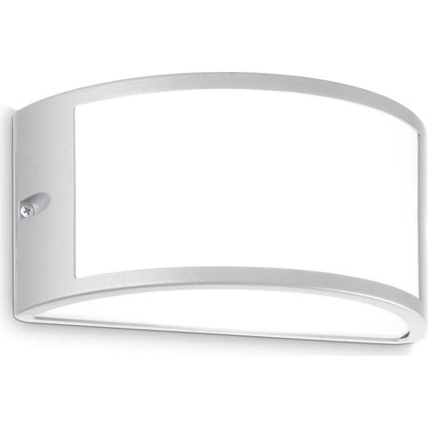Ideal Lux REX-1 Applique Murale Extérieure Grise IP44