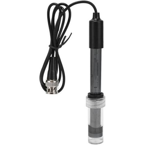 pH-Elektrodensonde mit BNC-Anschluss. Flache pH-Elektrode, geeignet für Trinkwasser, Schwimmbäder, Aquarien, Aquakultur, Bewässerung und Labore. 0,75 m (1/5)