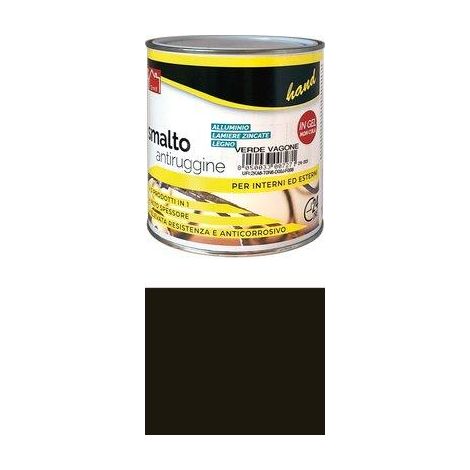 SMALTO ANTIRUGGINE HAND - TESTA DI MORO ML 750- 6 pezzi