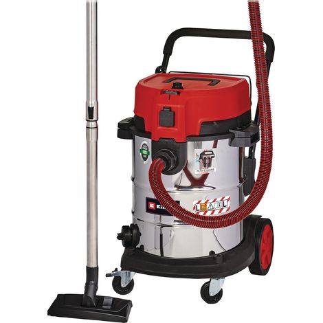 [Ancienne version] Einhell Aspirateur de chantier TE-VC 2350 SACL (1 600 W, Cuve 50L, classe de poussières L, pour des poussières de valeurs MAK1 mg/m³) Vendu avec plusieurs buses et filtres (1/5)