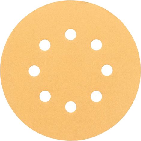 BOSCH 2608605070 - Lija Excéntrica C470: 125mm 8P. G100 x5 (1/3)