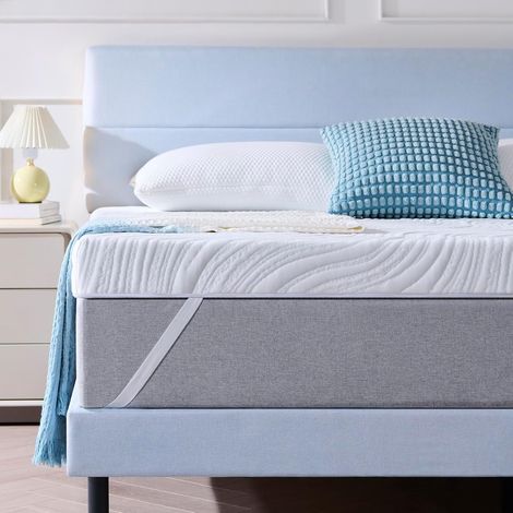 Gel Memory Foam Mattress Topper 63 x 200 x 3 cm (1/5)