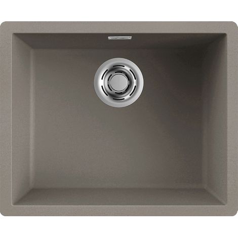 Lavello Elleci Incasso 1 vasca 55,6x45,6 Zen 105 Keratek Plus Grigio Dove Grey LKZ10593