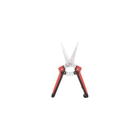 Sécateur jardin acier inoxydable - 1 pc, Sécateur robuste outil jardinage - Noir et Rouge (1/5)