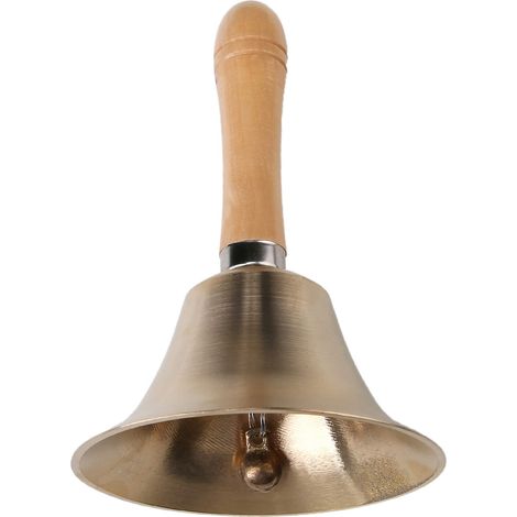 Campanas de latón muy ruidosas, 1 pieza, chapadas en oro